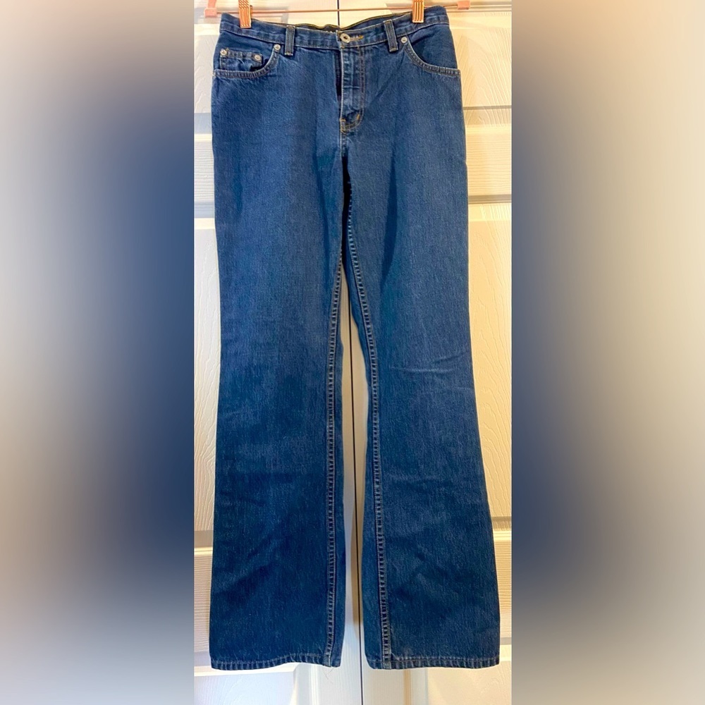Buffalo David Bitton Women Size 29 Blue Mid Rise Slim Straight Stretch Jean